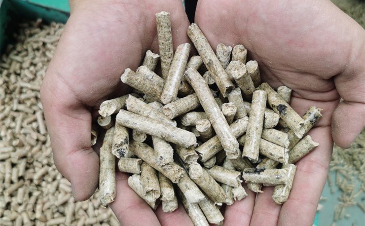 秸稈顆粒機械設備生產的生物質顆粒燃料