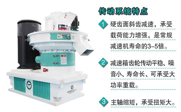 煙桿顆粒機傳動系統特點